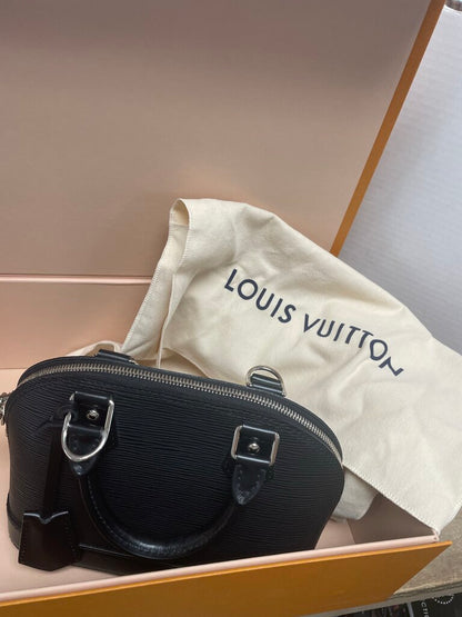 LOUIS VUITTON ALMA BLACK PURSE