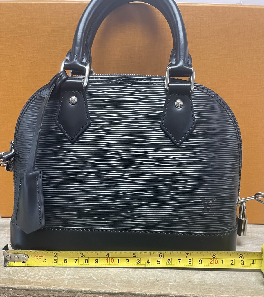 LOUIS VUITTON ALMA BLACK PURSE