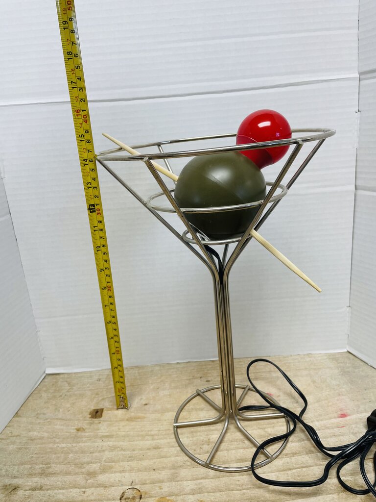 VINTAGE 90'S POP MARTINI/OLIVE LAMP BY DAVID KRYS