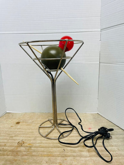 VINTAGE 90'S POP MARTINI/OLIVE LAMP BY DAVID KRYS