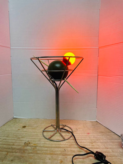 VINTAGE 90'S POP MARTINI/OLIVE LAMP BY DAVID KRYS