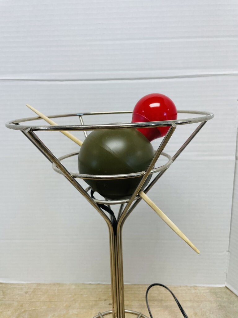 VINTAGE 90'S POP MARTINI/OLIVE LAMP BY DAVID KRYS