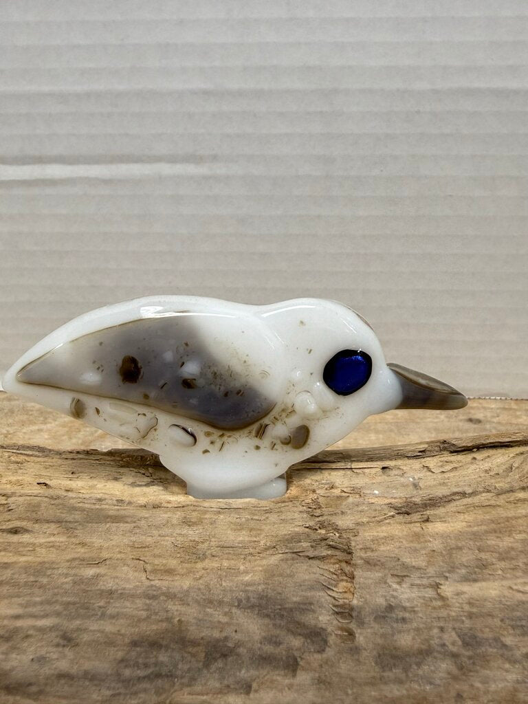 DRIFTWOOD AND SAND PIPER GLASS DECOR