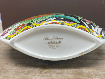 MIKASA NARUMI KUTANI BIRD PILLOW VASE H8''L9''