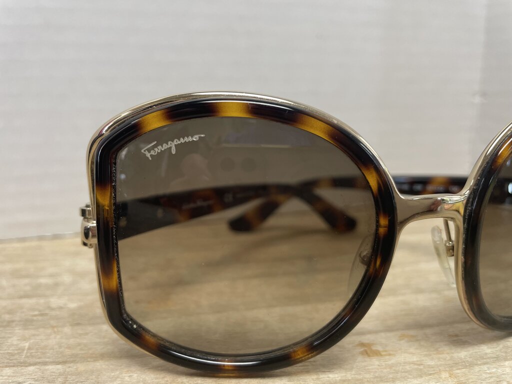 SALVATORE FERRAGAMO SUNGLASSES AND CASE