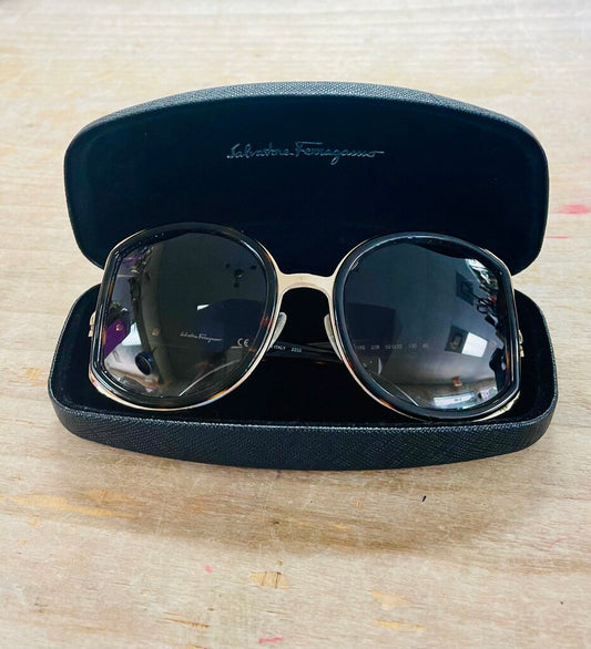 SALVATORE FERRAGAMO SUNGLASSES AND CASE
