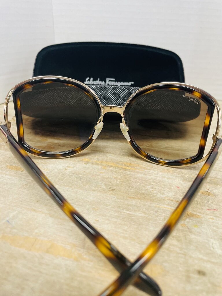 SALVATORE FERRAGAMO SUNGLASSES AND CASE