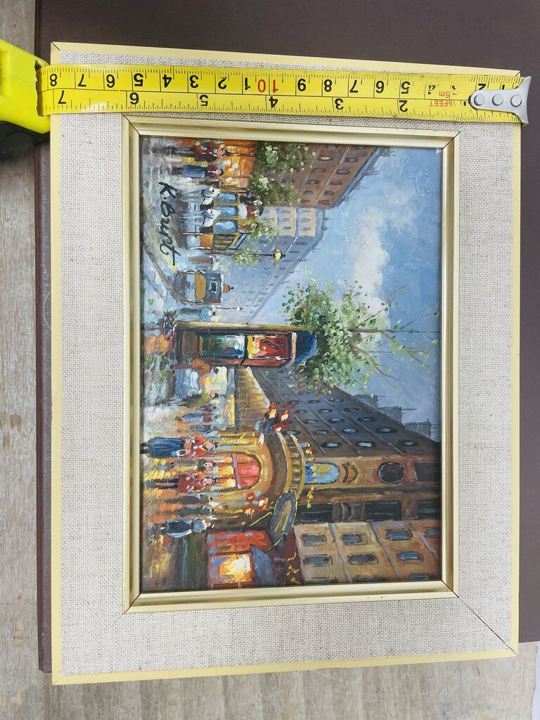 K.BRENT OIL PAINTING SIGNED LEFT SIDE
