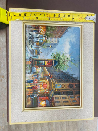K.BRENT OIL PAINTING SIGNED LEFT SIDE