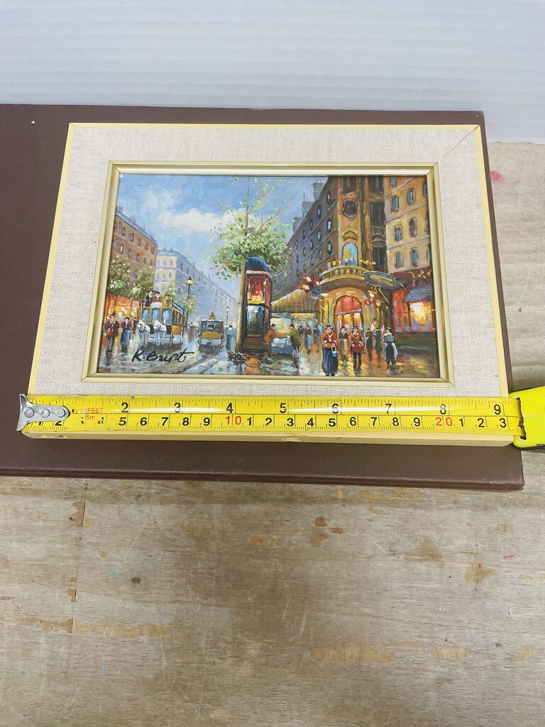 K.BRENT OIL PAINTING SIGNED LEFT SIDE