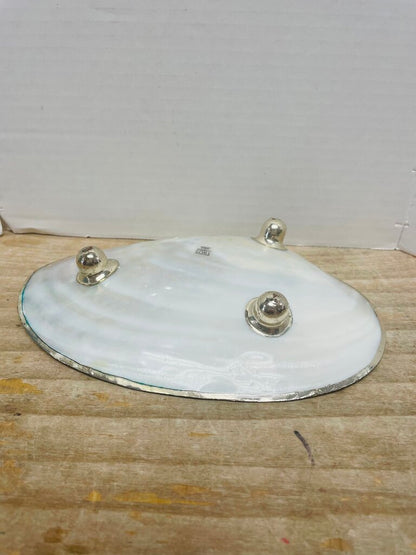 TWOS COMPANY SEA SHELL TRINKET DISH