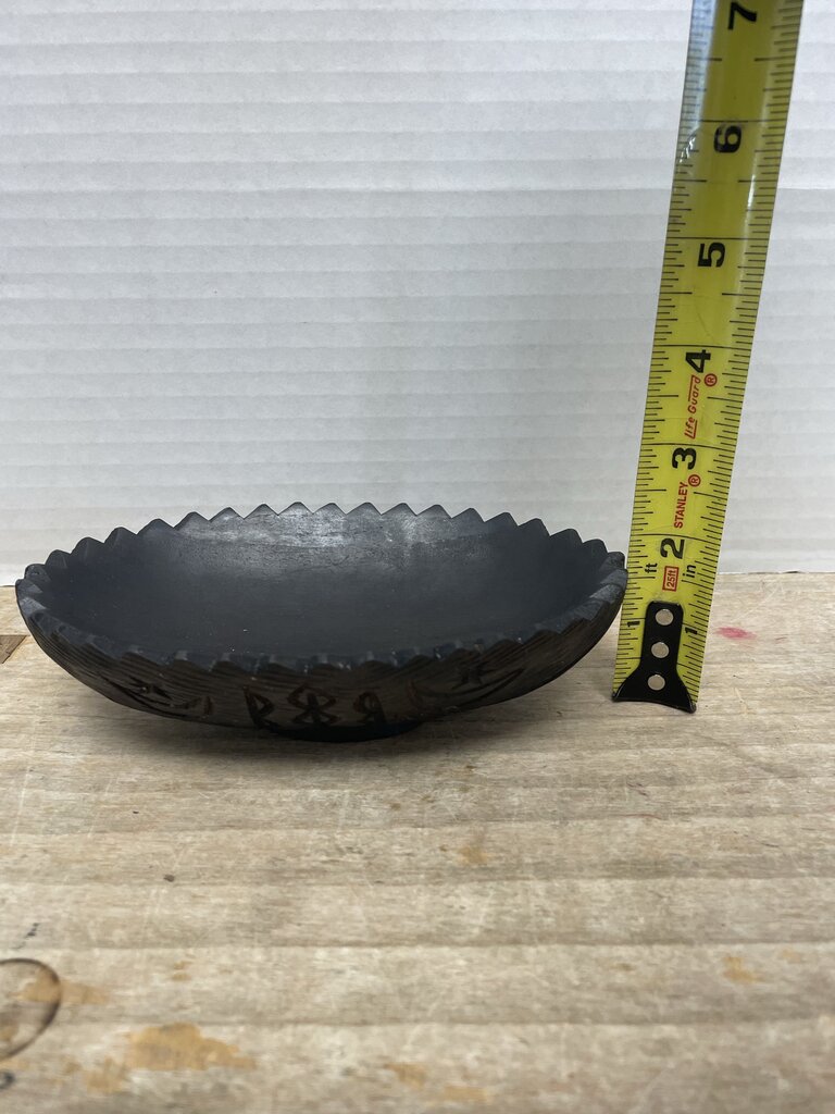 WOODEN CARVED BOWL