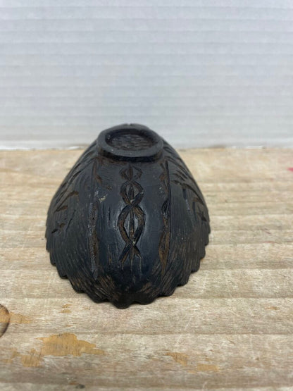 WOODEN CARVED BOWL