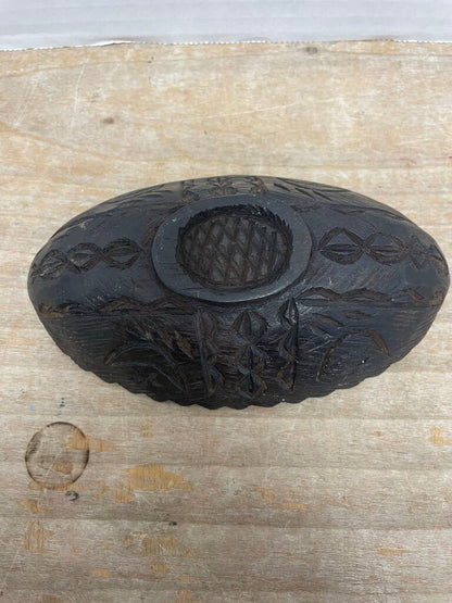WOODEN CARVED BOWL