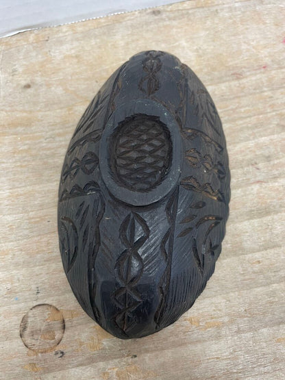 WOODEN CARVED BOWL