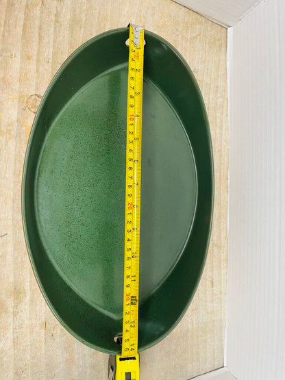 CERAMIC GREEN BOAT TRAY