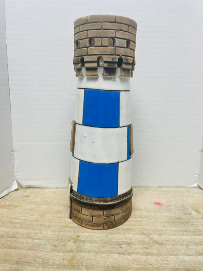 SIGNED HANDMADE IN LITHUANIA CERAMIC LIGHTHOUSE #69
