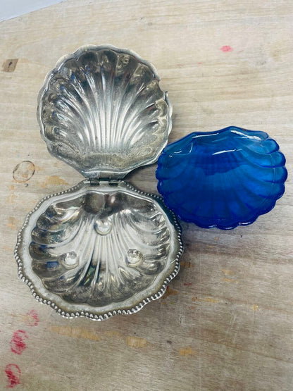 METALIC SHELL BUTTER / CAVIAR DISH