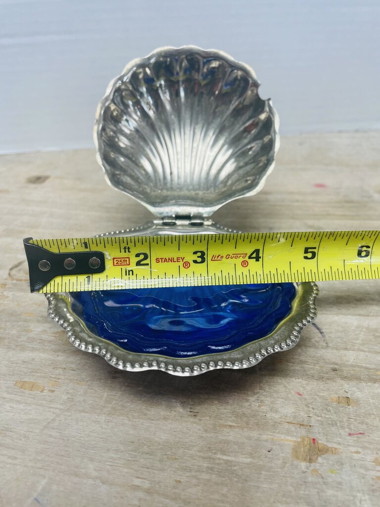 METALIC SHELL BUTTER / CAVIAR DISH