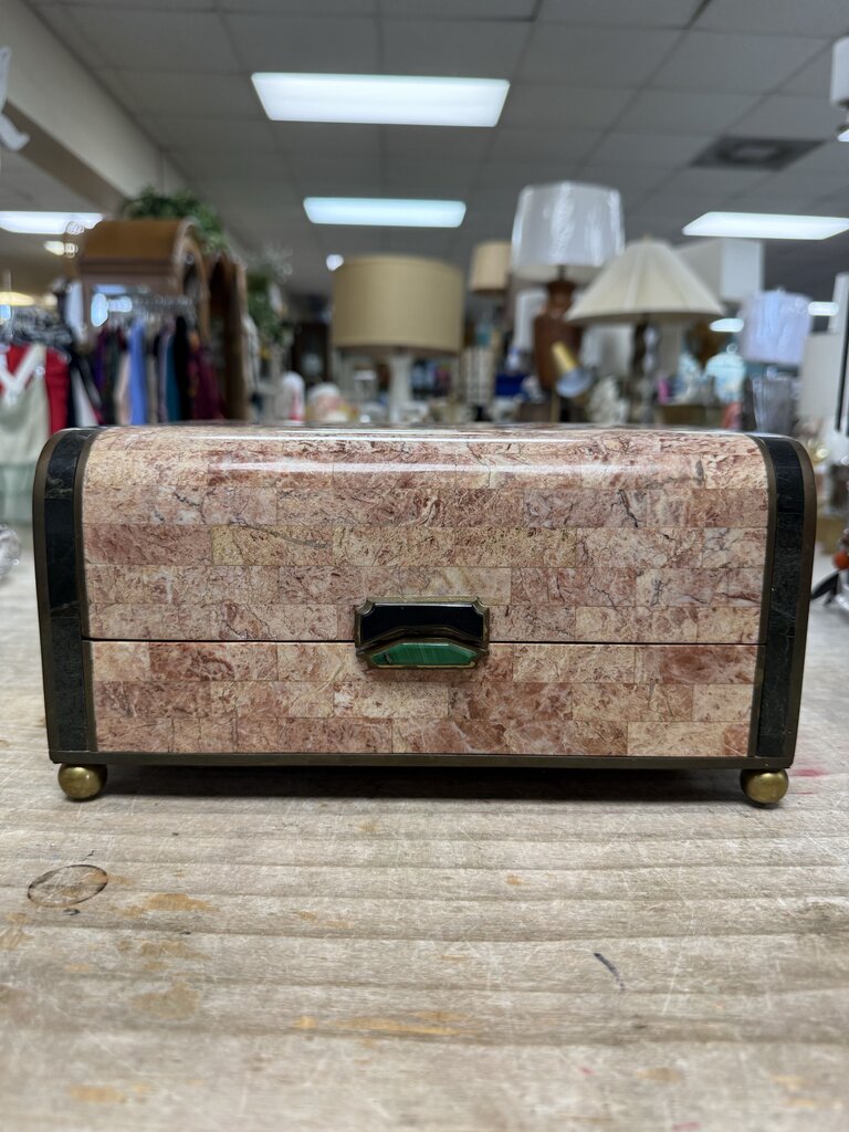 VINTAGE MAITLAND SMITH HINGED JEWERLY BOX