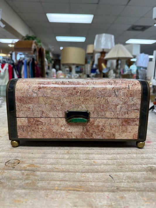 VINTAGE MAITLAND SMITH HINGED JEWERLY BOX