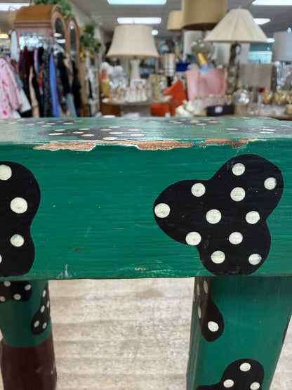 INDONESIAN FOLK ART FROG STOOL