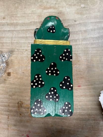 INDONESIAN FOLK ART FROG STOOL