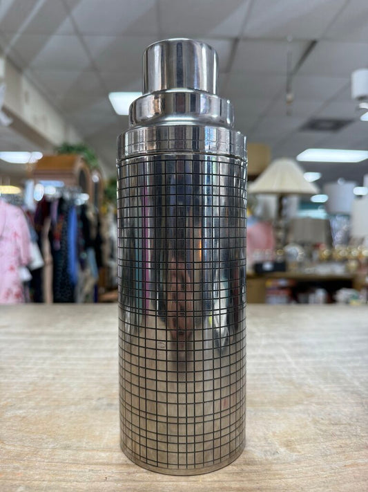 STAINLESS ALMO NEW YORK RETRO COCKTAIL SHAKER