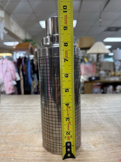 STAINLESS ALMO NEW YORK RETRO COCKTAIL SHAKER