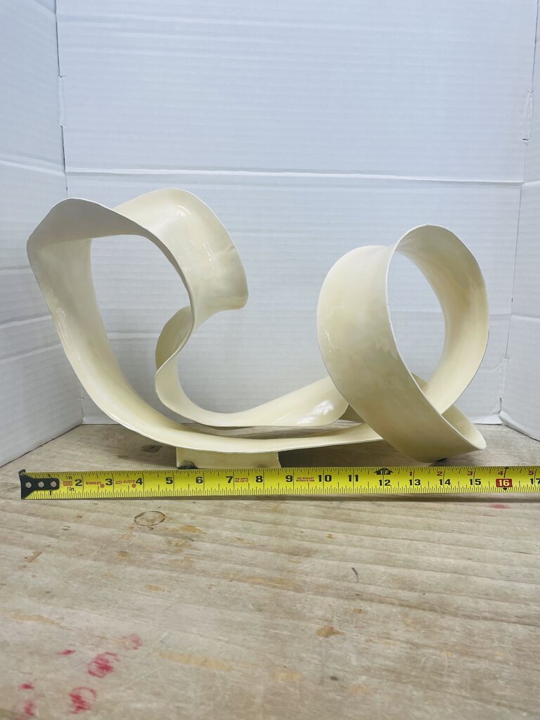 John Richard Ronaldo Sculpture in CREAM