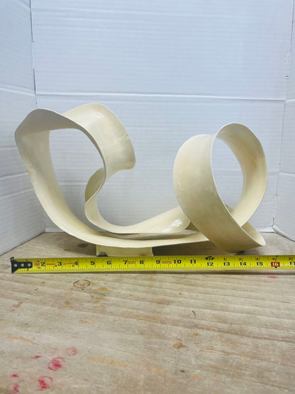 John Richard Ronaldo Sculpture in CREAM