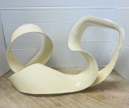 John Richard Ronaldo Sculpture in CREAM