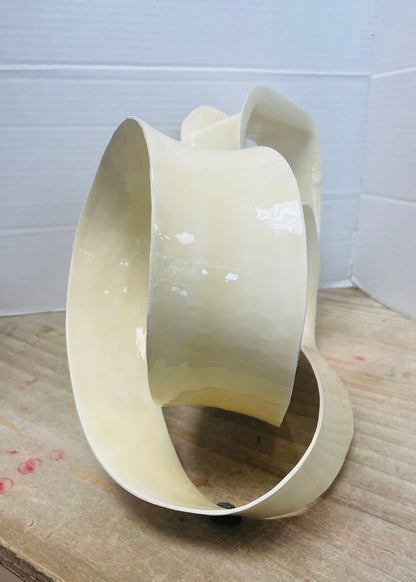John Richard Ronaldo Sculpture in CREAM