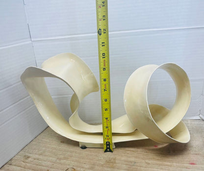 John Richard Ronaldo Sculpture in CREAM