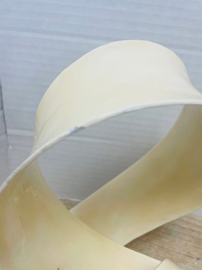 John Richard Ronaldo Sculpture in CREAM