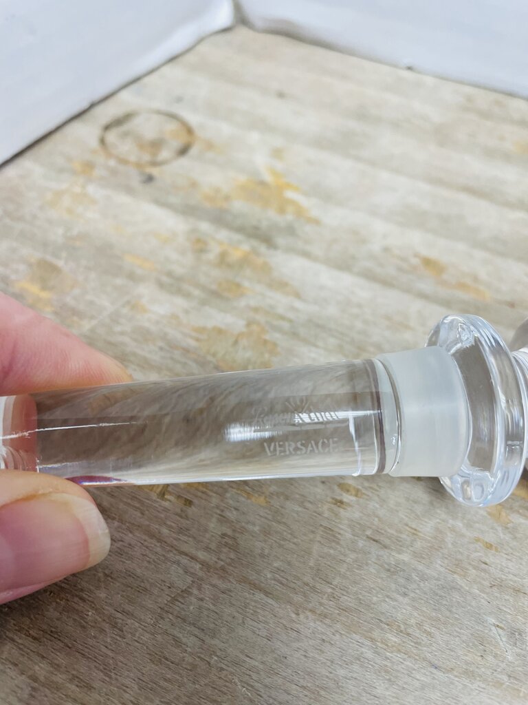 VERSACE CRYSTAL FRSOTED MEDUSA BOTTLE STOPPER