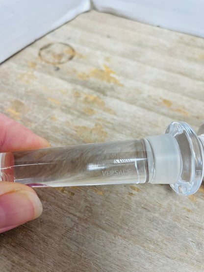 VERSACE CRYSTAL FRSOTED MEDUSA BOTTLE STOPPER
