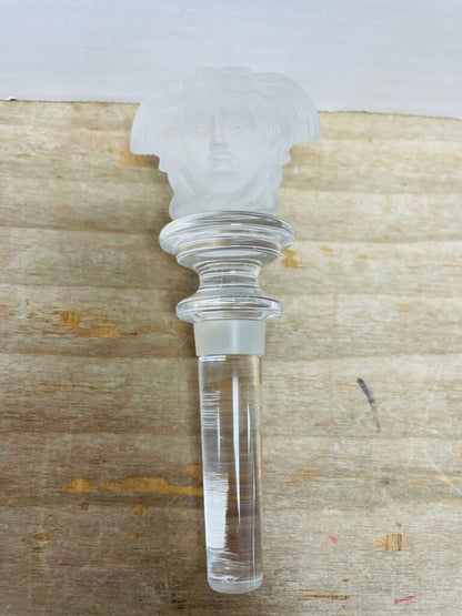 VERSACE CRYSTAL FRSOTED MEDUSA BOTTLE STOPPER